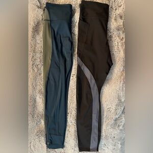 Two Pairs Women’s Leggings Athleta And Avia Size Medium